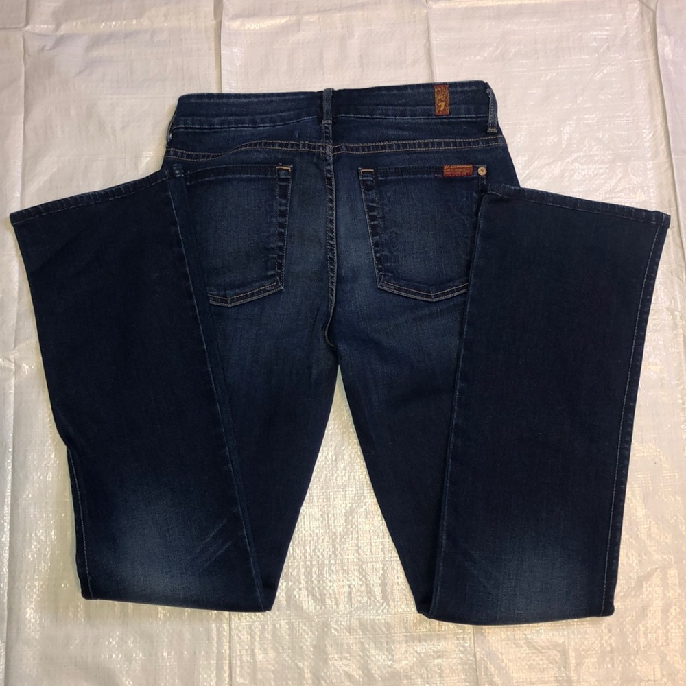 7 FAMK The Skinny Bootcut Jeans Size 27 B1-01 - Picture 4 of 9